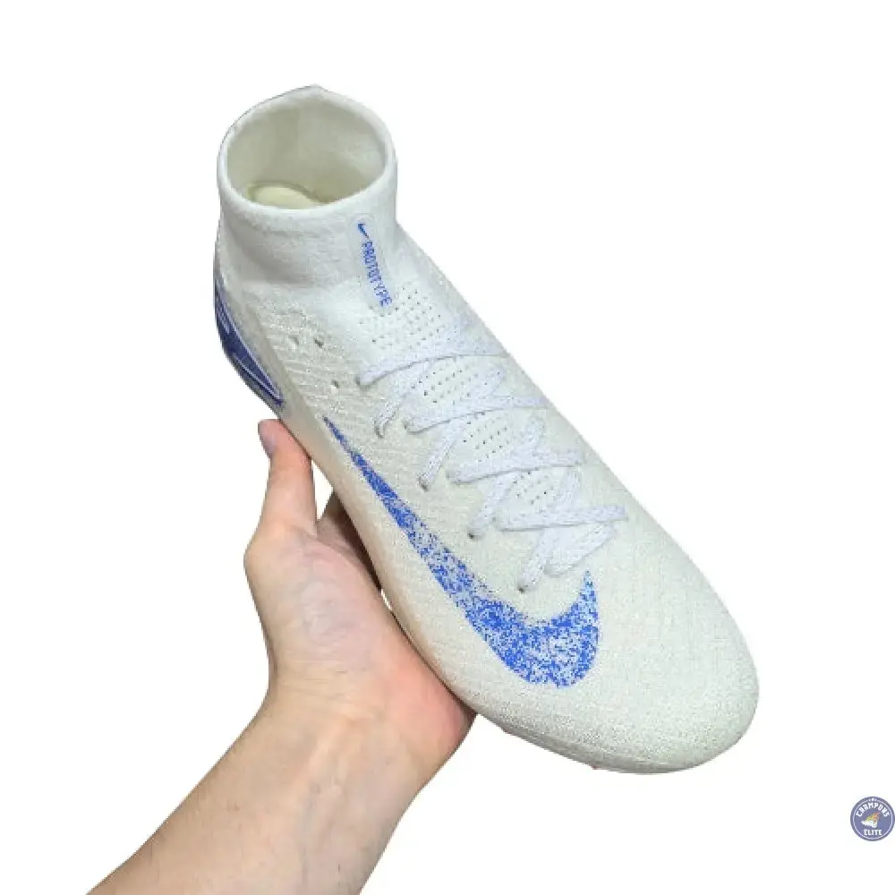 Air Zoom Mercurial Superfly 10 AG Blueprint - Blanc/Bleu - Image 3