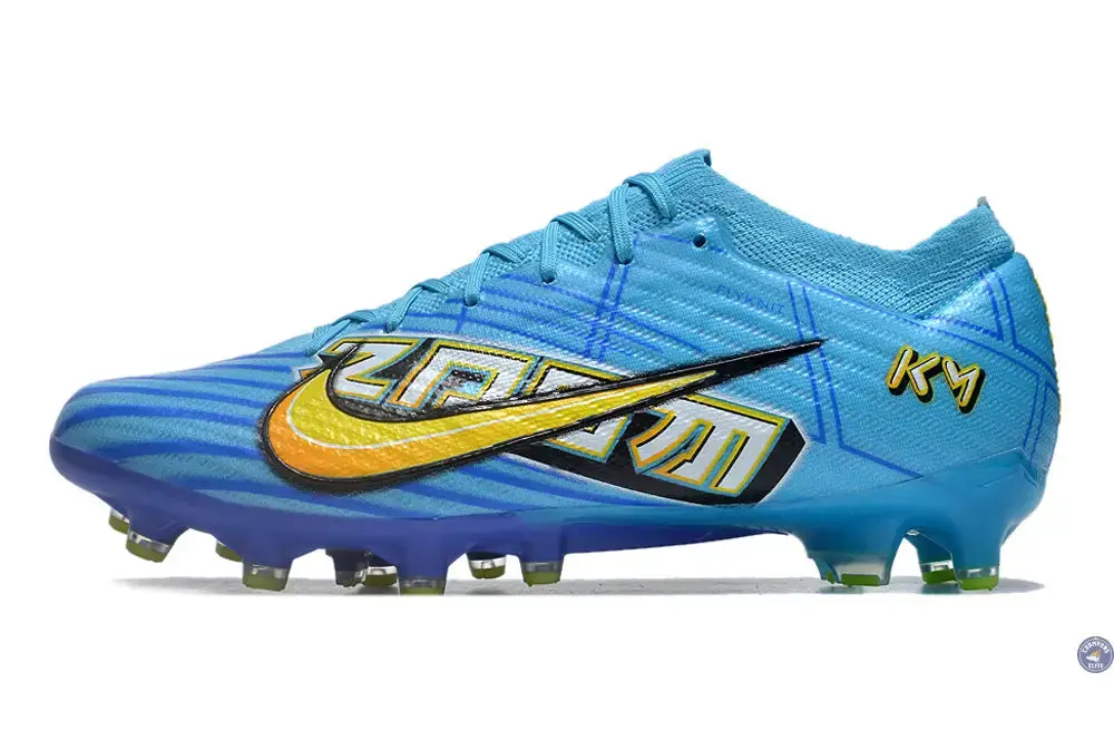 Air Zoom Mercurial Vapor 15 Academy AG Mbappé Personal Edition - Bleu/Blanc - Image 5