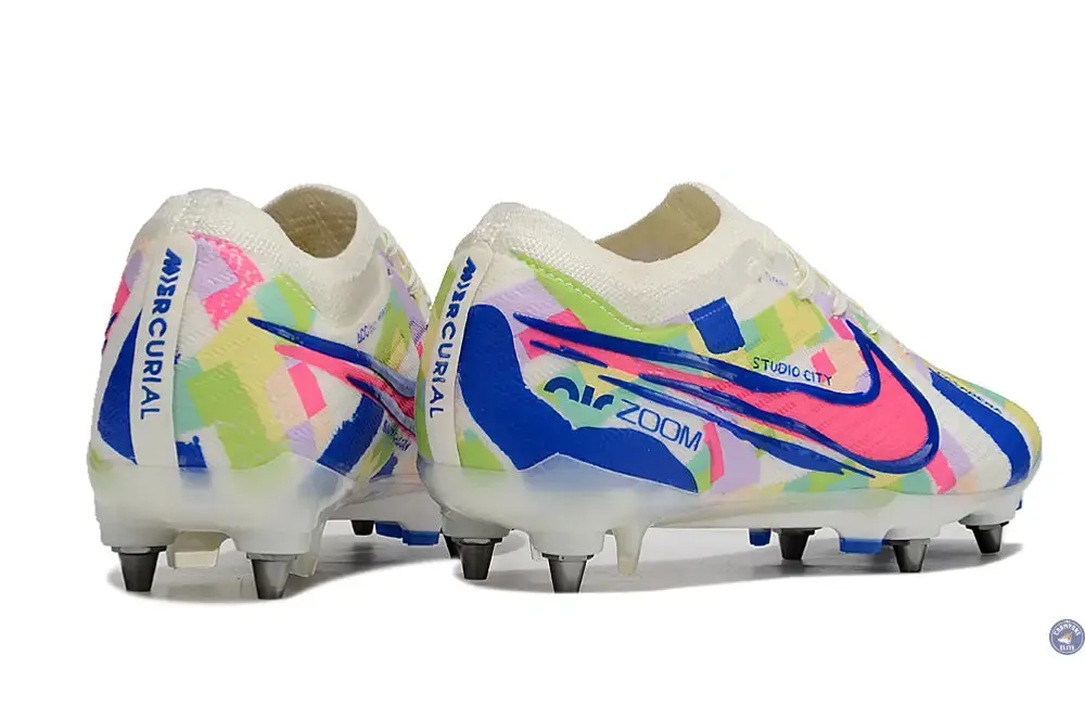 Air Zoom Vapor 15 SG Socal Pack - Blanc/Rose/Bleu/Vert/Jaune - Image 6