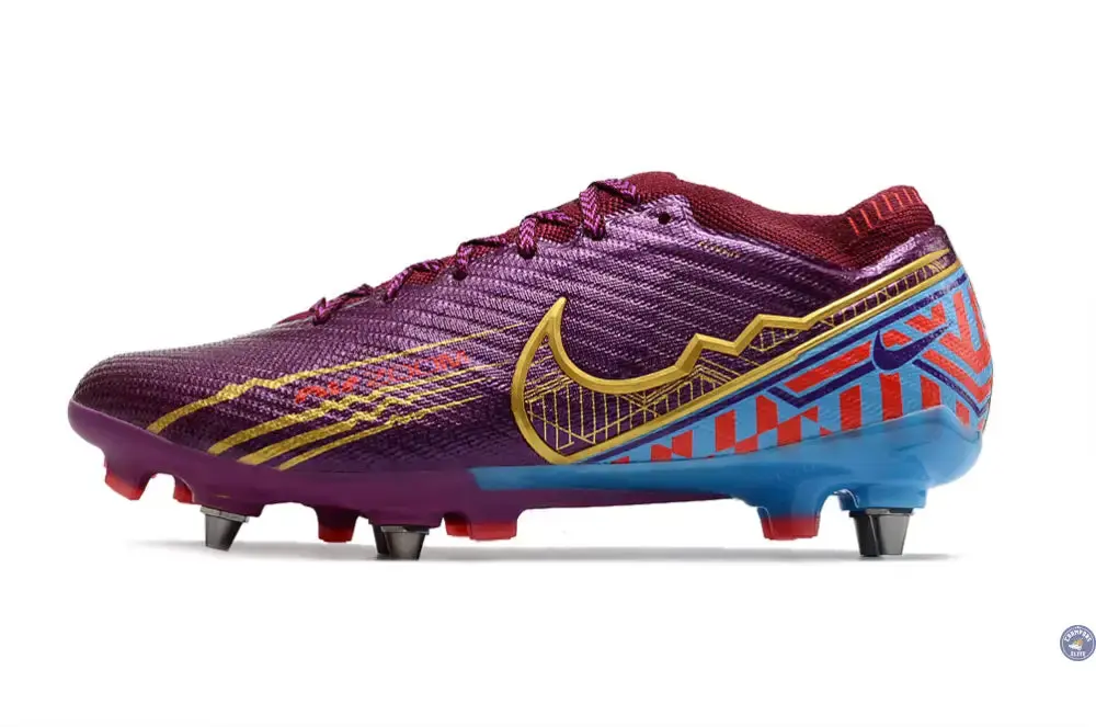 Air Zoom Mercurial Vapor 15 Anticlog SG Mbappé Personal Edition - Bordeaux/Doré - Image 5