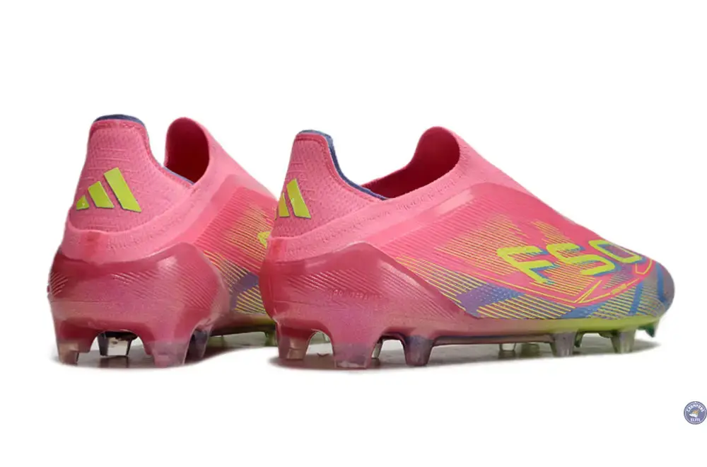 F50 Elite Laceless FG Mystic Victory - Lucid Pink/Lucid Lemon/Blue Fusion - Image 7