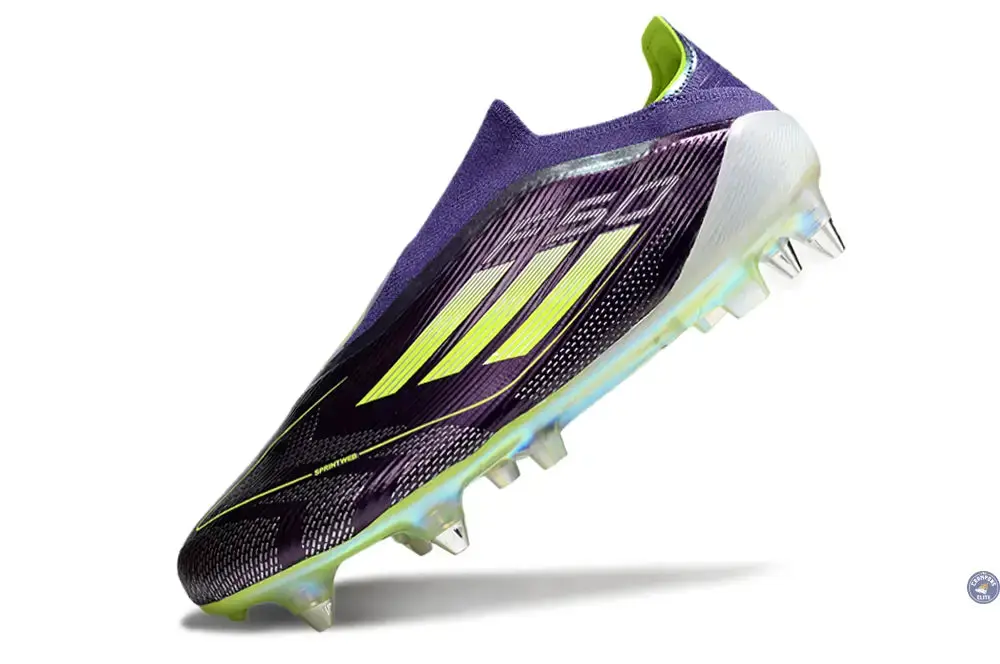 F50 Elite Laceless SG Fast Reborn - Violet/Blanc/Lucid Lemon ÉDITION LIMITÉE - Image 4
