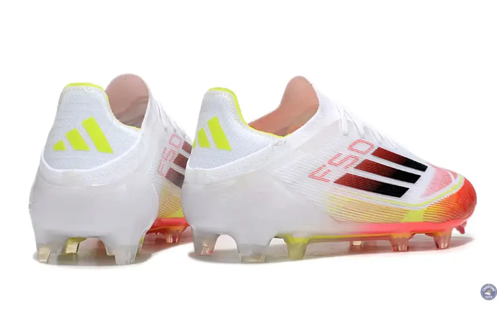 F50 Elite Lacets FG Pure Victory - Blanc/Noir/Jaune - Image 6