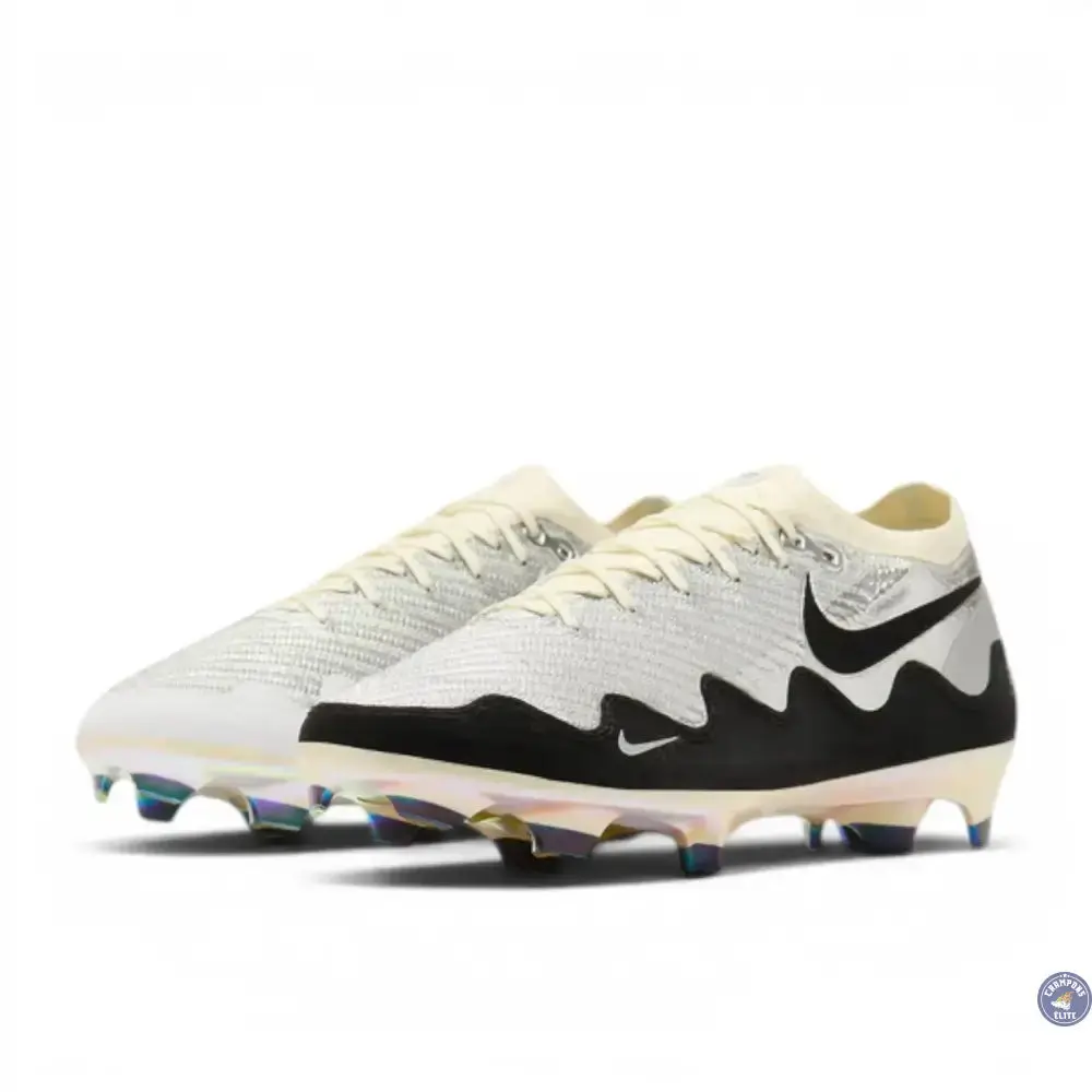 Nike Mercurial Vapor 16 Elite FG x Patta - Chrome/Noir/Blanc ÉDITION LIMITÉE - Image 4