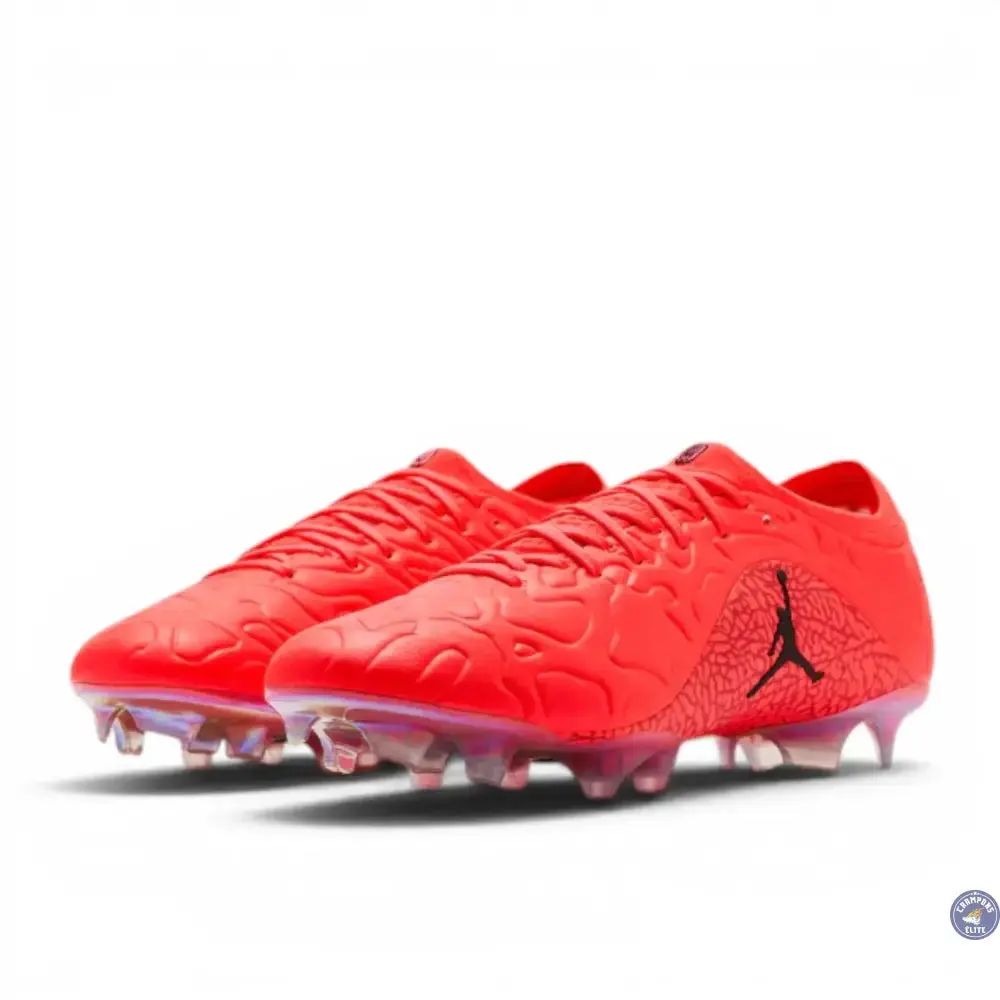 Nike Tiempo Maestro Elite FG Jordan x Infra-Red - Rouge/Noir ÉDITION LIMITÉE - Image 4