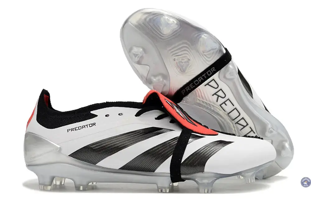 Predator 24 Elite Fold-over Tongue FG Champagne/Noir/Rouge