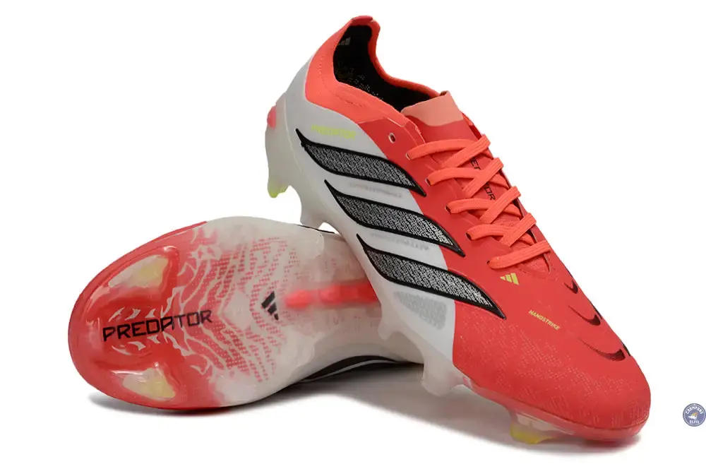PREDATOR 26 ELITE LACETS FG BORN FOR GOALS - LUCID RED/NOIR/BLANC - Image 2