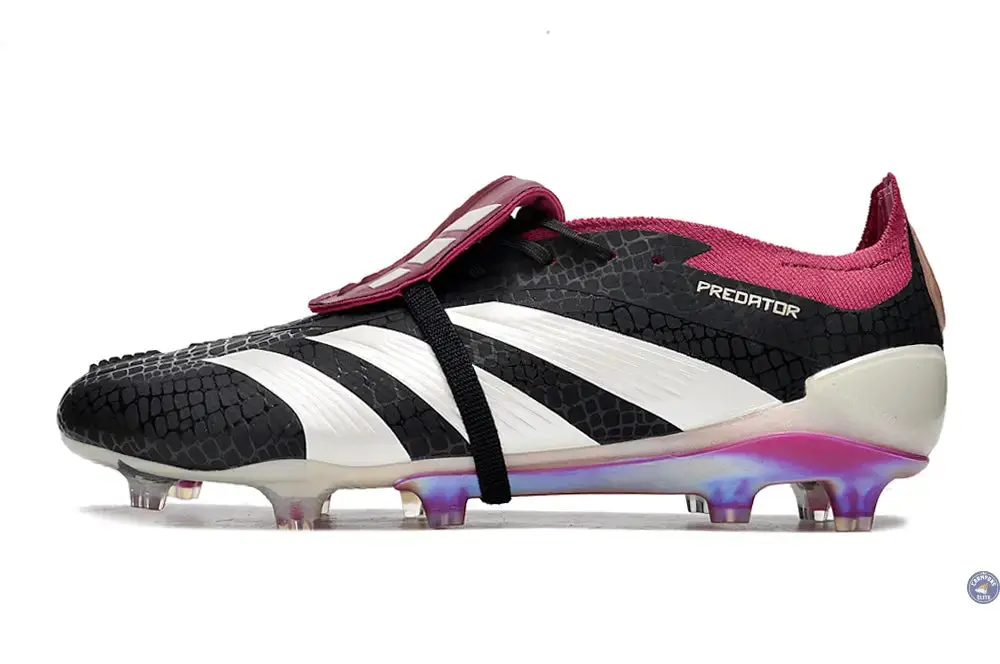 Predator 30 Elite Foldover Tongue FG '30th Anniversary' - Noir/Bordeaux/Blanc - Image 4