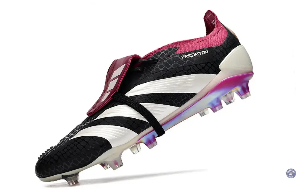 Predator 30 Elite Foldover Tongue FG '30th Anniversary' - Noir/Bordeaux/Blanc - Image 5