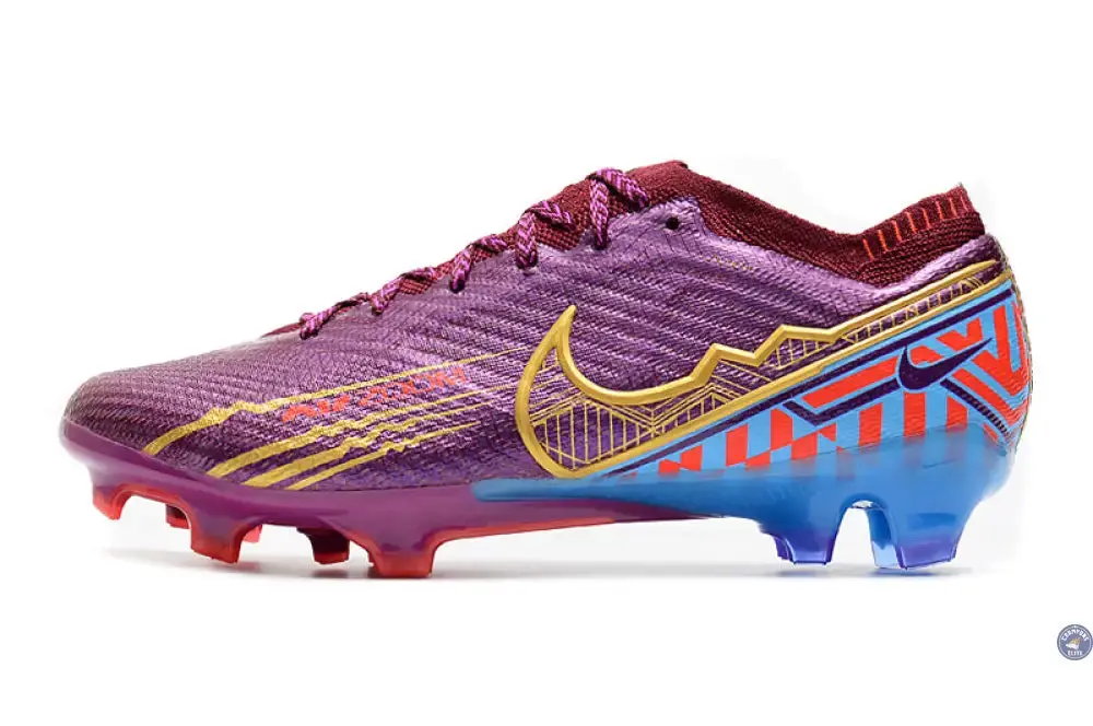 Vapor 15 Elite FG Mbappé Personal Edition - Bordeaux/Doré - Image 4