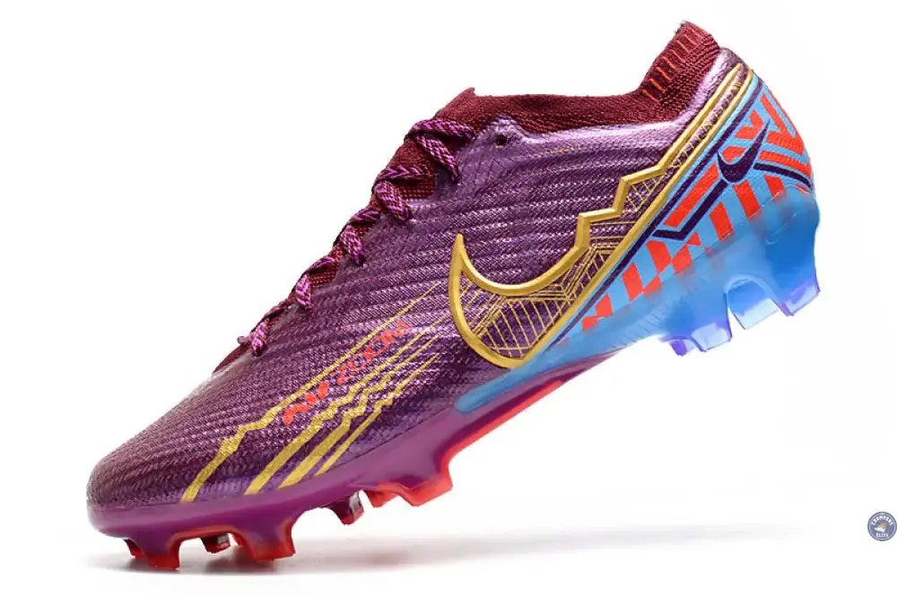 Vapor 15 Elite FG Mbappé Personal Edition - Bordeaux/Doré - Image 6