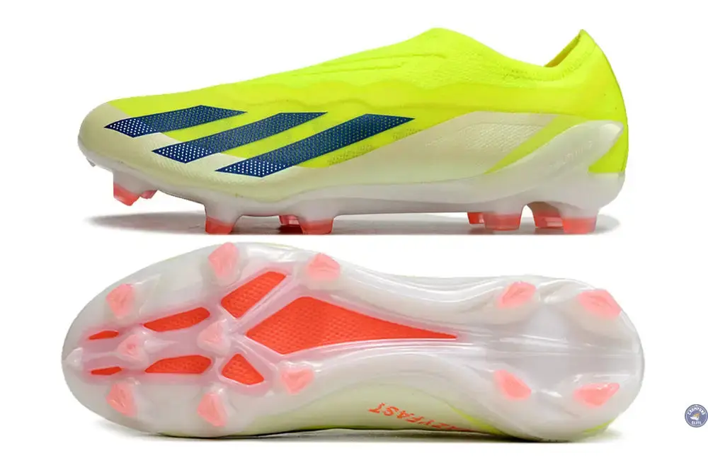 X Crazyfast Elite Laceless FG Solar Energy - Jaune/Noir/Blanc - Image 3
