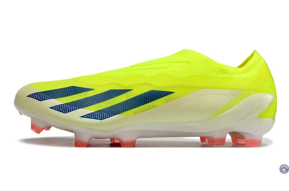 X Crazyfast Elite Laceless FG Solar Energy - Jaune/Noir/Blanc - Image 4