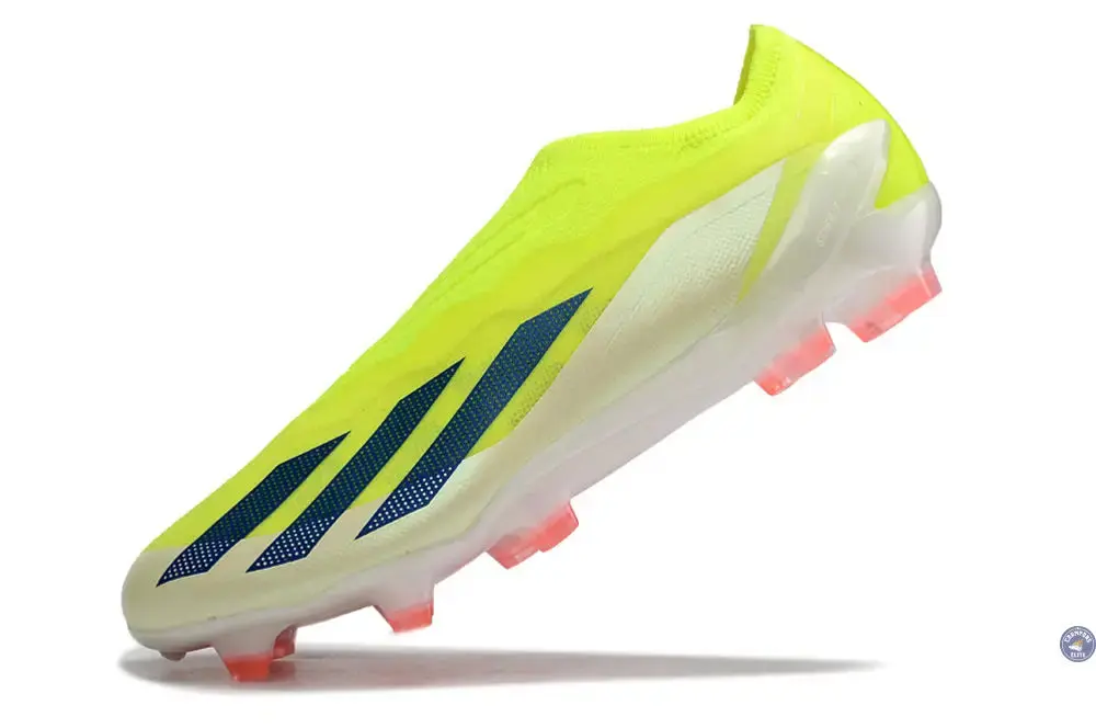 X Crazyfast Elite Laceless FG Solar Energy - Jaune/Noir/Blanc - Image 5