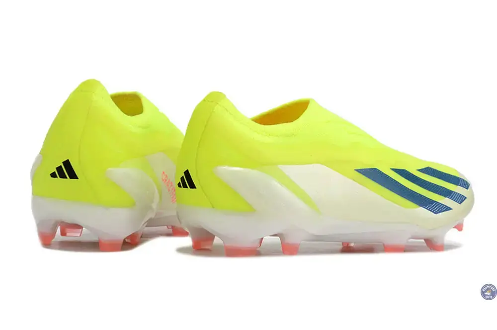X Crazyfast Elite Laceless FG Solar Energy - Jaune/Noir/Blanc - Image 7